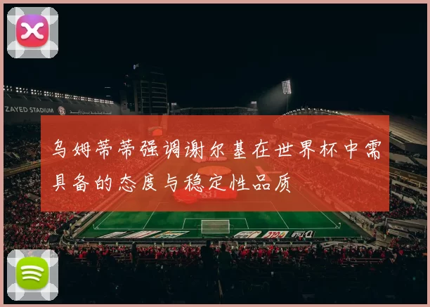乌姆蒂蒂强调谢尔基在世界杯中需具备的态度与稳定性品质
